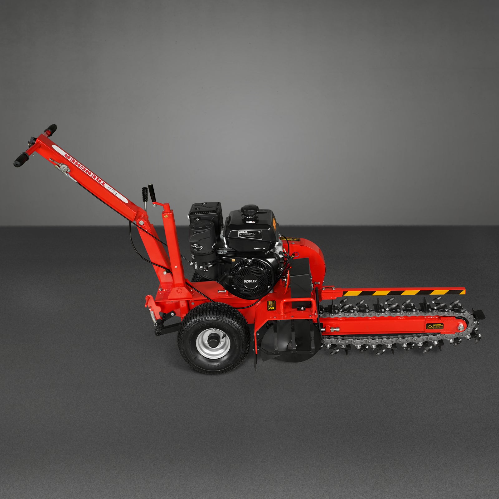 14HP 429cc KOHLER E-start 24'' Ditching Mini Trencher , TCR1500