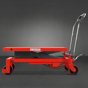 Mobile Scissor Lift Table Cart 2200lb Capacity,Platform Size39.4" x 20.2",Height39.4"