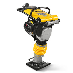 6.5 HP Tamping Rammer with Wheel Kit, 2700 lb Impact Force Jumping Jack Tamper Compactor for Soil, Gravel, Backfill and Foundation, TR90L