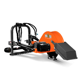 24'' Cutting Wheel Hydraulic Cylinders Stump Grinder, (PTO Shaft Included with Slip Clutch) , 35-60hp,  TSG61