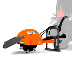 24'' Cutting Wheel Hydraulic Cylinders Stump Grinder, (PTO Shaft Included with Slip Clutch) , 35-60hp,  TSG61