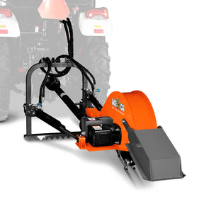 24'' Cutting Wheel Hydraulic Cylinders Stump Grinder, (PTO Shaft Included with Slip Clutch) , 35-60hp,  TSG61