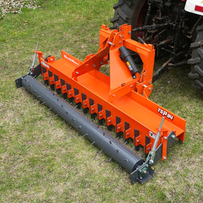 84" Heavy Duty Soil Pulverizer,  Single Spiked Roller,  29 Shanks,  Category 1 and 2,  3 Point Hitch Tractor Attachment,  TSP84