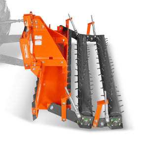 84" Heavy Duty Soil Pulverizer,  Double Spiked Roller,  29 Shanks,  Category 1 and 2,  3 Point Hitch Tractor Attachment,  TSP84D