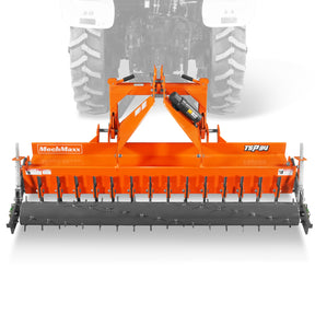 84" Heavy Duty Soil Pulverizer,  Single Spiked Roller,  29 Shanks,  Category 1 and 2,  3 Point Hitch Tractor Attachment,  TSP84