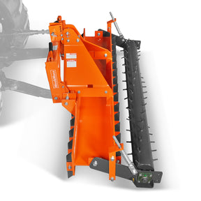 84" Heavy Duty Soil Pulverizer,  Single Spiked Roller,  29 Shanks,  Category 1 and 2,  3 Point Hitch Tractor Attachment,  TSP84