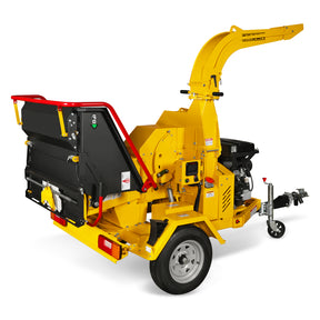 35hp 1000cc ZONSEN E-Start 8 inch Gas Powered Wood Chipper with Intelligent Hydraulic Feeding System , TX1000