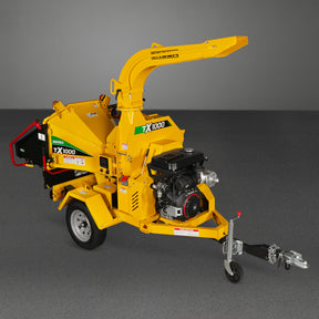 35hp 1000cc ZONSEN E-Start 8 inch Gas Powered Wood Chipper with Intelligent Hydraulic Feeding System , TX1000