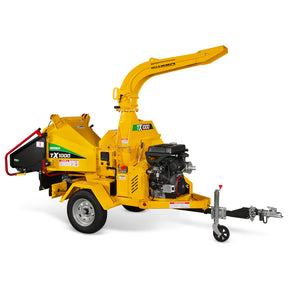 35hp 1000cc ZONSEN E-Start 8 inch Gas Powered Wood Chipper with Intelligent Hydraulic Feeding System , TX1000