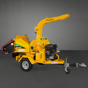 35hp 1000cc ZONSEN E-Start 8 inch Gas Powered Wood Chipper with Intelligent Hydraulic Feeding System , TX1000