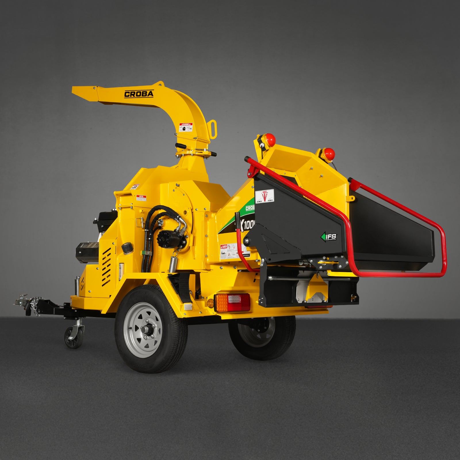 35hp 1000cc ZONSEN E-Start 8 inch Gas Powered Wood Chipper with Intelligent Hydraulic Feeding System , TX1000
