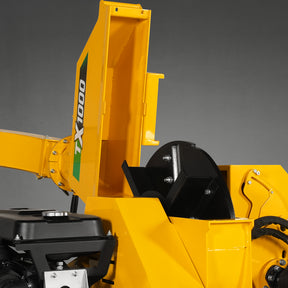 35hp 1000cc ZONSEN E-Start 8 inch Gas Powered Wood Chipper with Intelligent Hydraulic Feeding System , TX1000