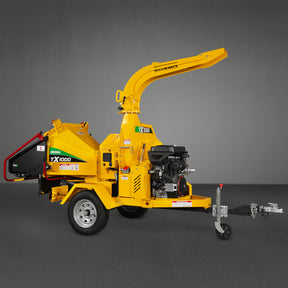 35hp 1000cc ZONSEN E-Start 8 inch Gas Powered Wood Chipper with Intelligent Hydraulic Feeding System , TX1000