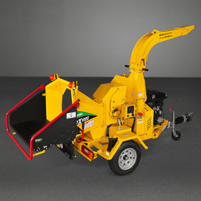 35hp 1000cc ZONSEN E-Start 8 inch Gas Powered Wood Chipper with Intelligent Hydraulic Feeding System , TX1000