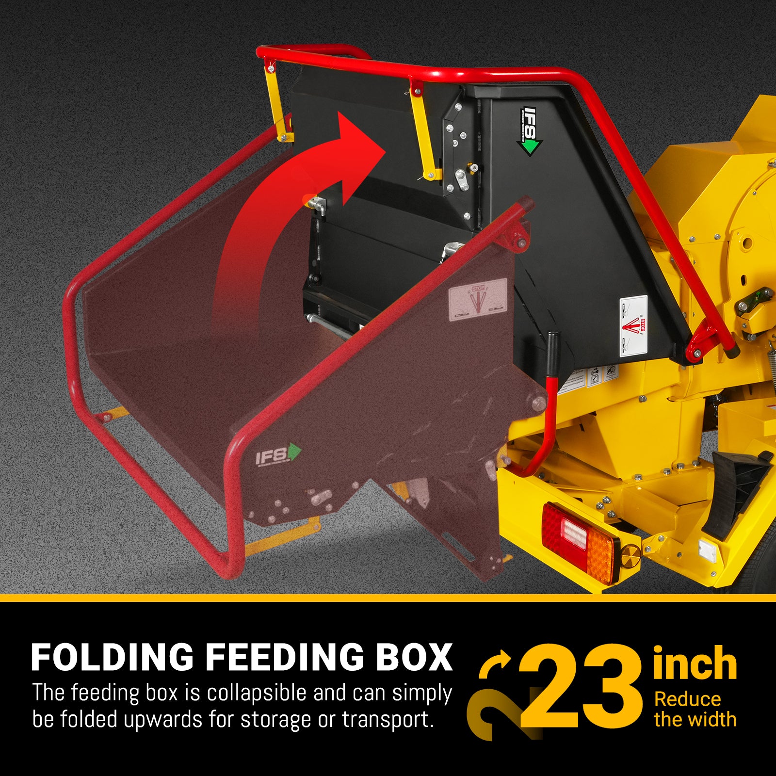 35hp 1000cc ZONSEN E-Start 8 inch Gas Powered Wood Chipper with Intelligent Hydraulic Feeding System , TX1000