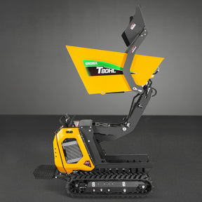 1100lb 420cc E-start Gas Engine Stand-ON Hydraulic Track Dumper Hydraulic Tipping and Lifting with Self-Loading, T80HL