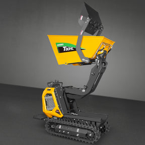 1100lb 420cc E-start Gas Engine Stand-ON Hydraulic Track Dumper Hydraulic Tipping and Lifting with Self-Loading, T80HL