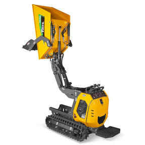 1100lb 420cc E-start Gas Engine Stand-ON Hydraulic Track Dumper Hydraulic Tipping and Lifting with Self-Loading, T80HL