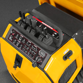 1100lb 420cc E-start Gas Engine Stand-ON Hydraulic Track Dumper Hydraulic Tipping and Lifting with Self-Loading, T80HL