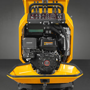 1100lb 420cc E-start Gas Engine Stand-ON Hydraulic Track Dumper Hydraulic Tipping and Lifting with Self-Loading, T80HL