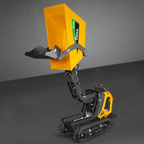 1100lb 420cc E-start Gas Engine Stand-ON Hydraulic Track Dumper Hydraulic Tipping and Lifting with Self-Loading, T80HL