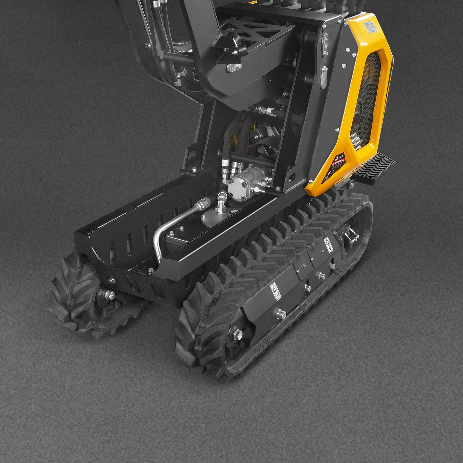 1100lb 420cc E-start Gas Engine Stand-ON Hydraulic Track Dumper Hydraulic Tipping and Lifting with Self-Loading, T80HL