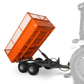 MechMaxx 2-Ton Capacity Heavy-Duty Dump Trailer,  DT4X8W
