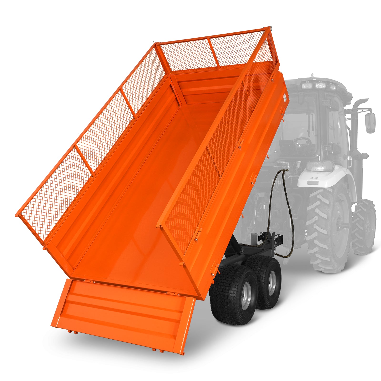 MechMaxx 2-Ton Capacity Heavy-Duty Dump Trailer,  DT4X8W