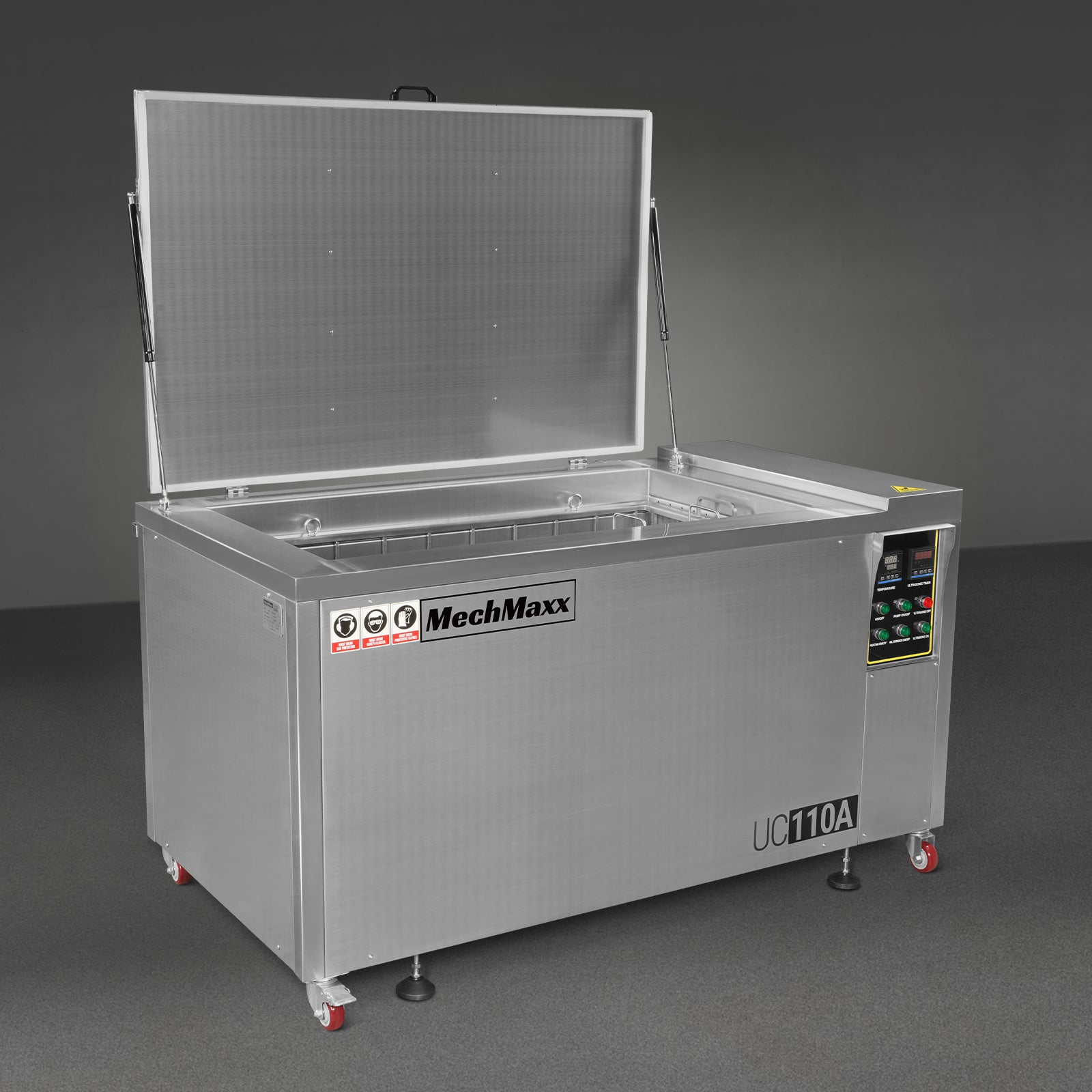 110Gal Industrial Ultrasonic Cleaner With Automatic Oil Skimmer 220V 3Ph