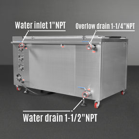 110Gal Industrial Ultrasonic Cleaner 220V 3Ph with Digital Heater Timer