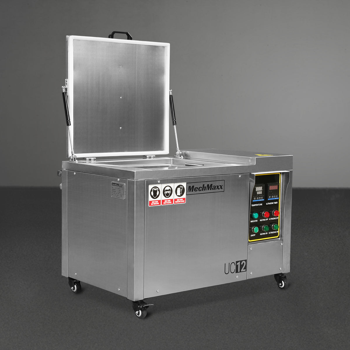 12Gal Industrial Ultrasonic Cleaner 220V 1Ph