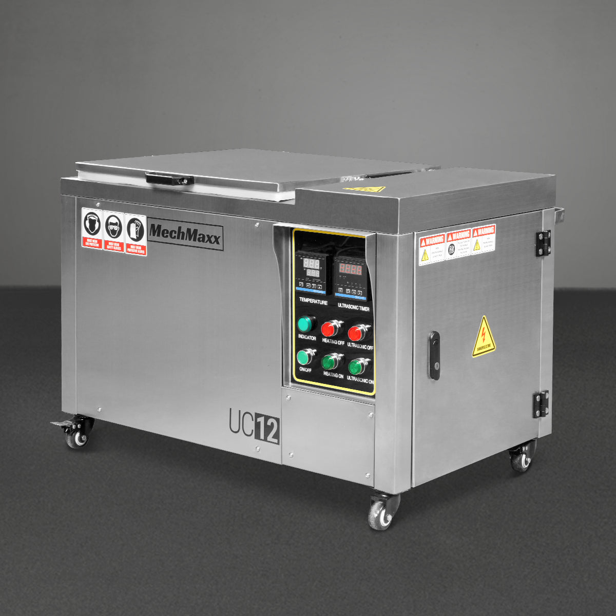 12Gal Industrial Ultrasonic Cleaner 220V 1Ph