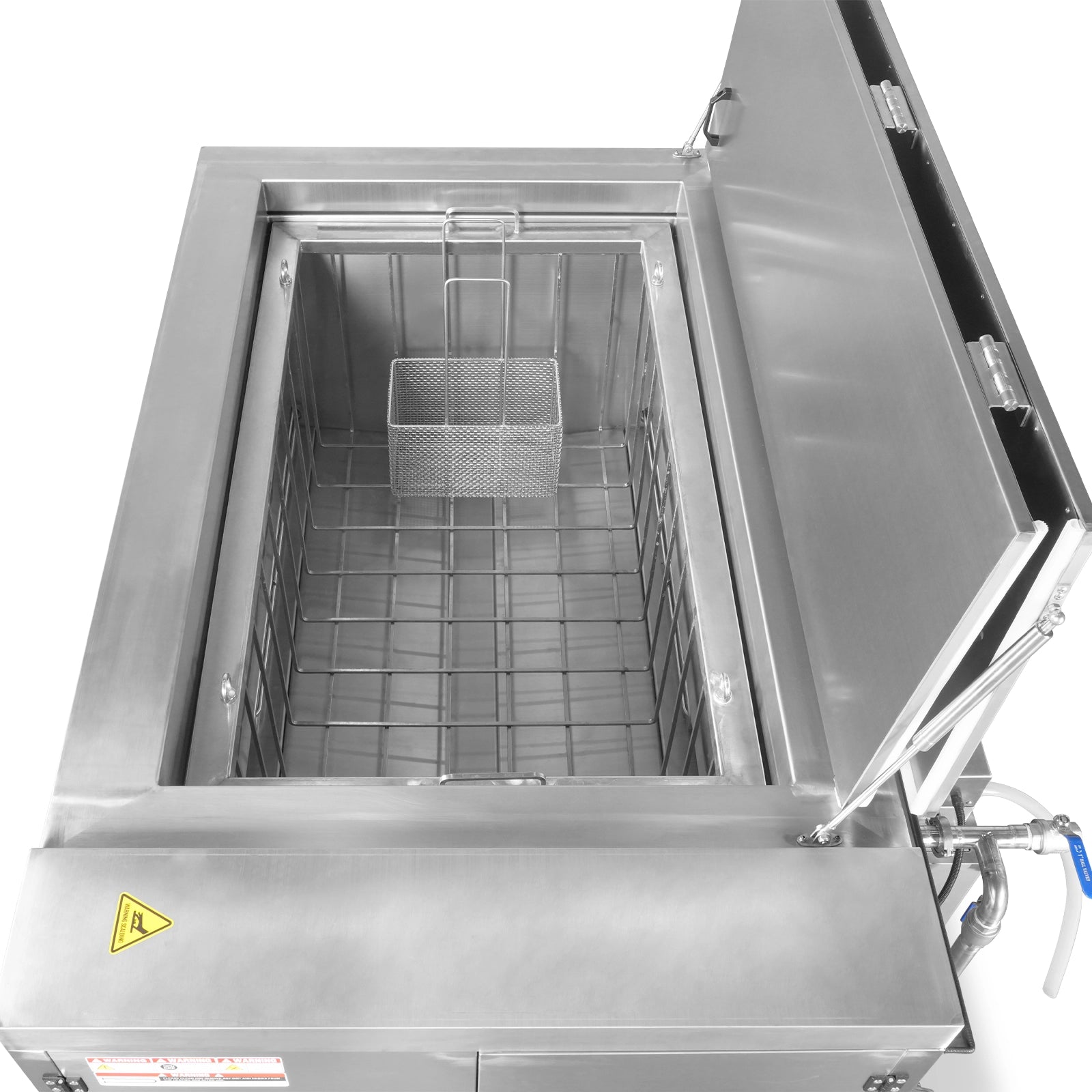 207 Gal / 785L Heavy Duty Industrial Ultrasonic Parts Washer, 28kHz 96 Transducers, SS304 Tank, 22kW Heater, 208–240V 3 Phase Power