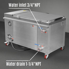 32Gal Industrial Ultrasonic Cleaner 220V 3Ph with Digital Heater Timer