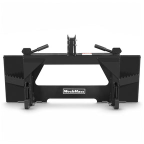 Universal Skid Steer Quick Attach to Category 1 3-Point Quick Hitch Adapter, 3,000 lb Capacity, SSQH1B