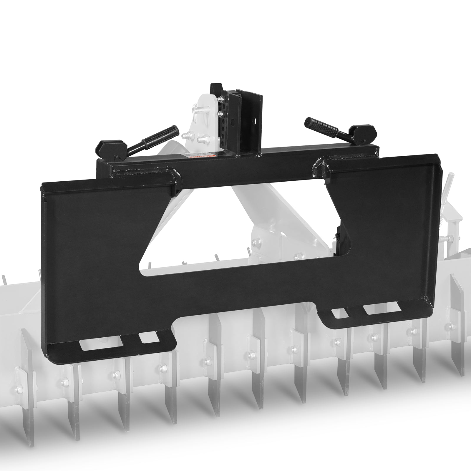 Universal Skid Steer Quick Attach to Category 1 3-Point Quick Hitch Adapter, 3,000 lb Capacity, SSQH1B