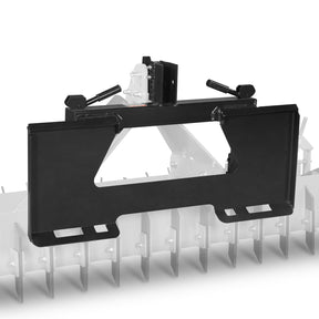 Universal Skid Steer Quick Attach to Category 1 3-Point Quick Hitch Adapter, 3,000 lb Capacity, SSQH1B