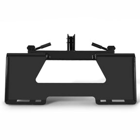Universal Skid Steer Quick Attach to Category 1 3-Point Quick Hitch Adapter, 3,000 lb Capacity, SSQH1B