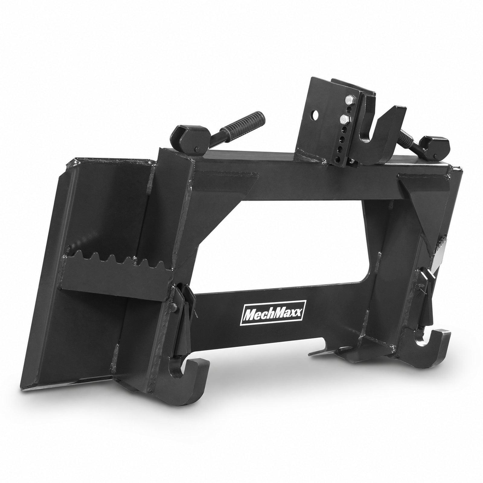 Universal Skid Steer Quick Attach to Category 1 3-Point Quick Hitch Adapter, 3,000 lb Capacity, SSQH1B