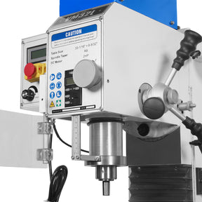 8-1/4"x33'' Industrial Benchtop Mill Drill Machine with DRO, Variable Speed, Brushless Motor, R8 Spindle, 2 HP, 110V, Compact Milling Drilling Tool for Garage Shop, DIY Metalworking with Stand VM32LD