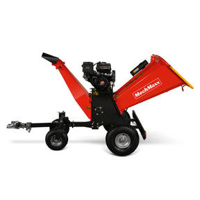 6 inch DUCAR E-Start 420cc 15hp Gas Powered 4 - Wheel Drum Wood Chipper with Taillight , B150