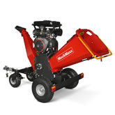 8 inch ZONSEN E-Start 1000cc 35hp Gas Powered 4 - Wheel Drum Wood Chipper with Taillight , B200