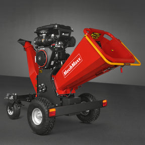 8 inch ZONSEN E-Start 1000cc 35hp Gas Powered 4 - Wheel Drum Wood Chipper with Taillight , B200