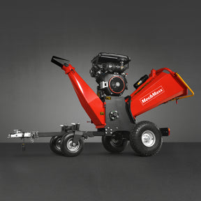 8 inch ZONSEN E-Start 1000cc 35hp Gas Powered 4 - Wheel Drum Wood Chipper with Taillight , B200