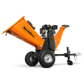 6 inch E-start ZONSEN 459cc 15hp Gasoline Engine Powered Drum Wood Chipper , P4206