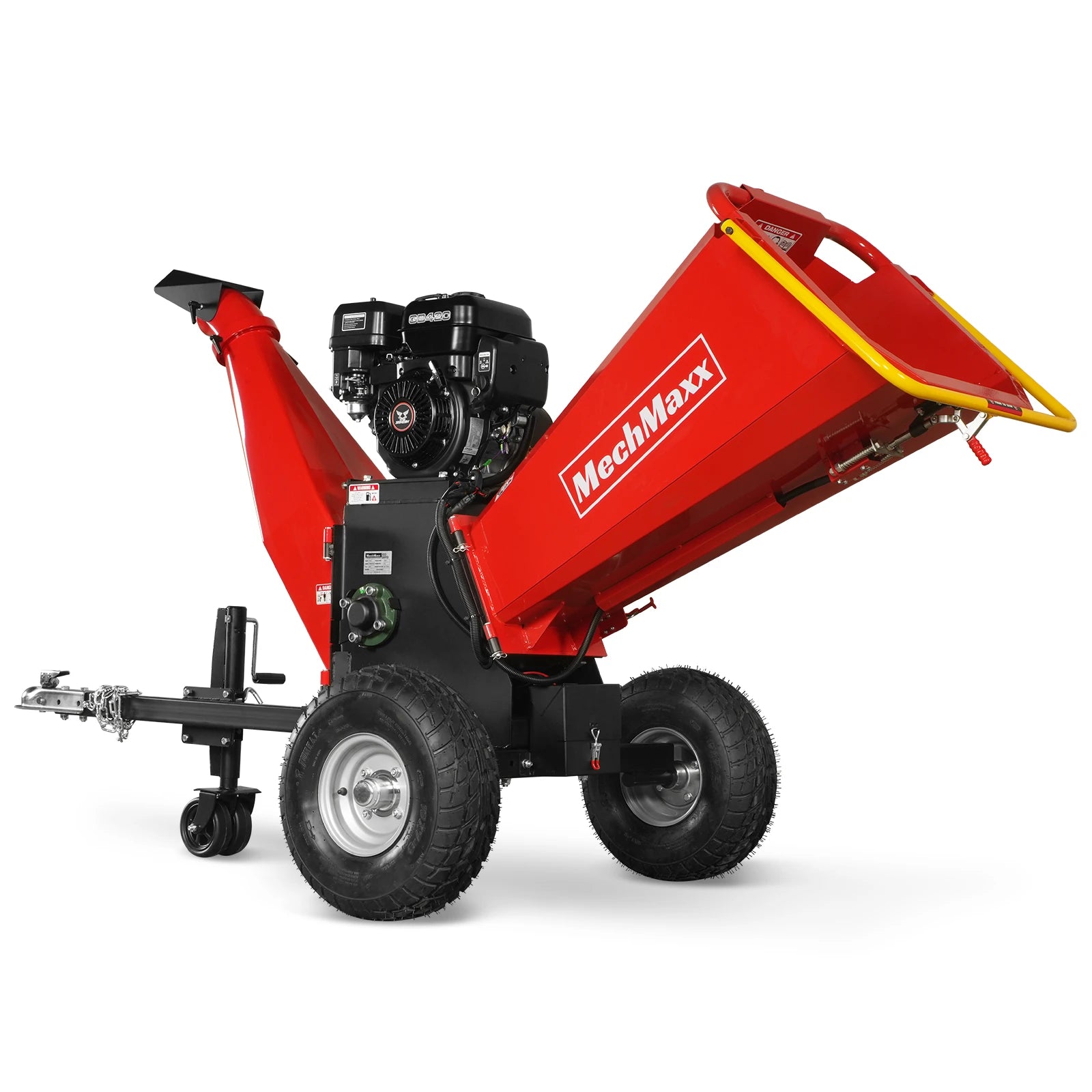 6 inch E-start ZONSEN 420cc 13.4hp Gasoline Engine Powered Drum Wood Chipper ,  P4206