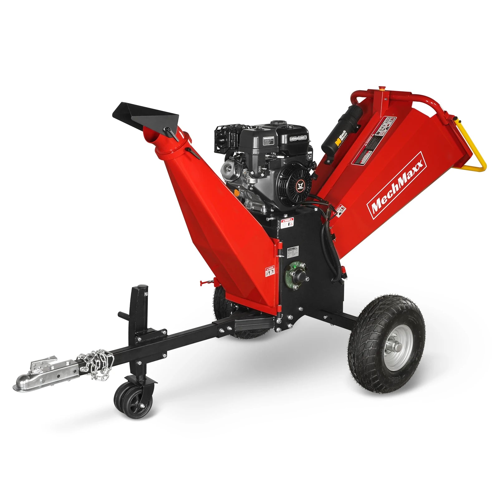 6 inch E-start ZONSEN 420cc 13.4hp Gasoline Engine Powered Drum Wood Chipper ,  P4206