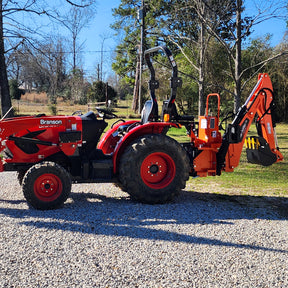 8' Tractor Backhoe Attachment with Hydraulic Thumb, 15" Bucket,  Self-Contained Pump, for 20-100 HP, Cat. 1&2 Tractor, BH760