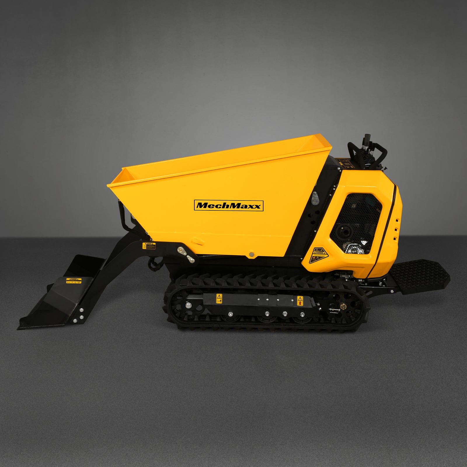 1800lb 420cc  E-start Gas Engine Stand-ON Hydraulic Track Dumper with Self-Loading , T80