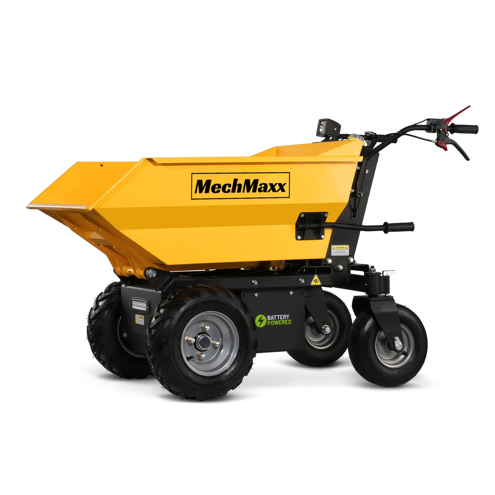 MechMaxx 1100Lbs Battery Powered Barrow Electric Mini Dumper E50